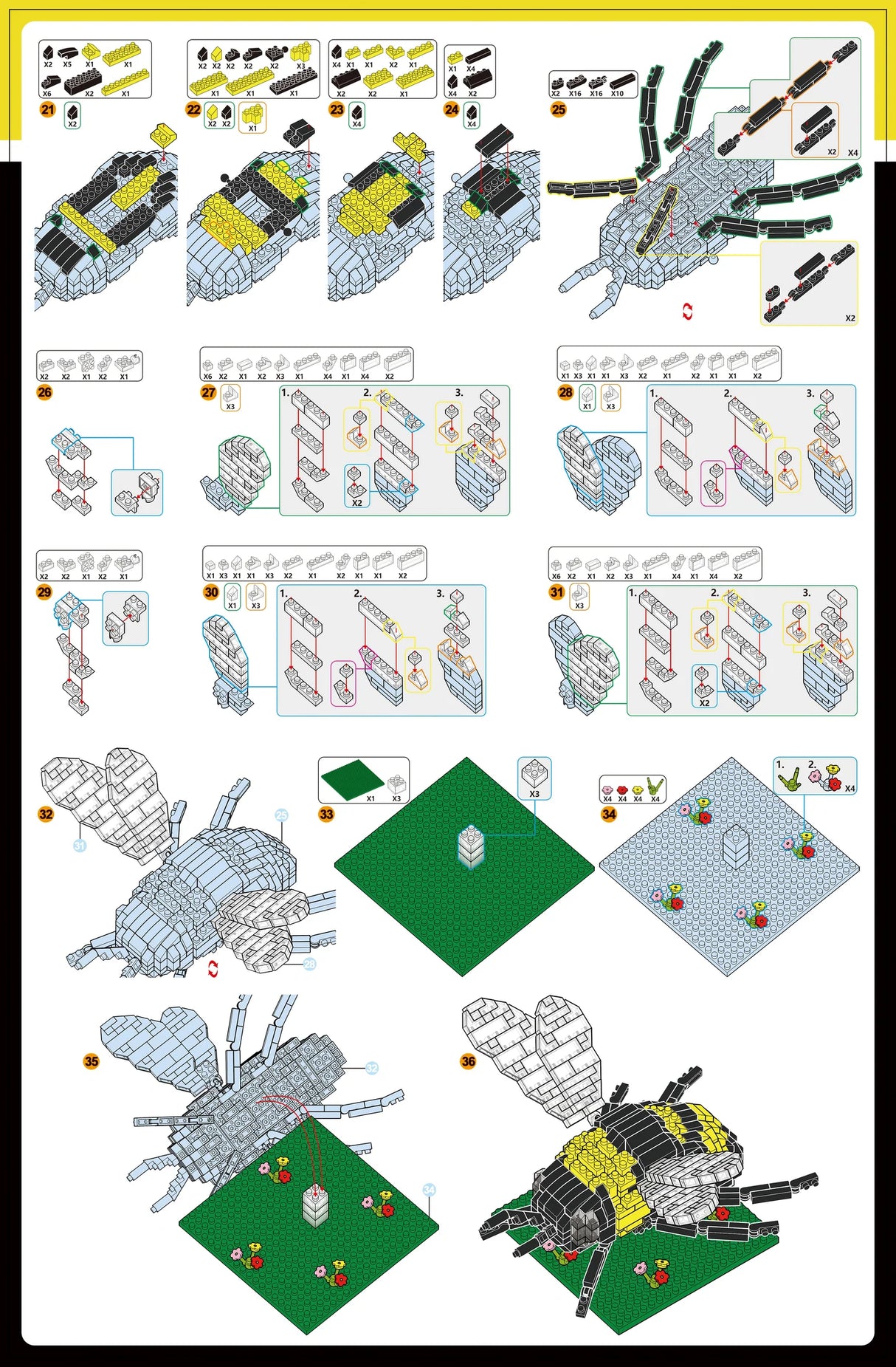 Bumblebee Mini Building Blocks Set