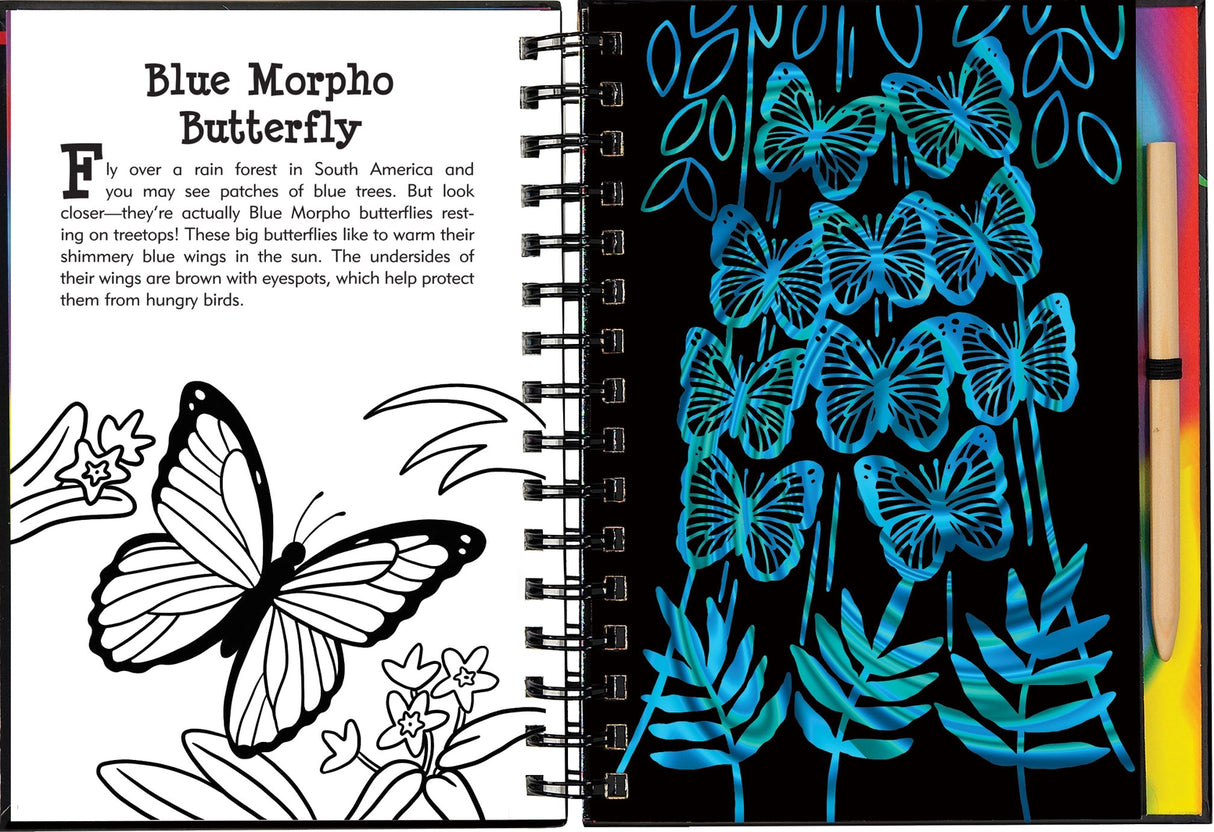 Butterflies and Friends Scratch and Sketch