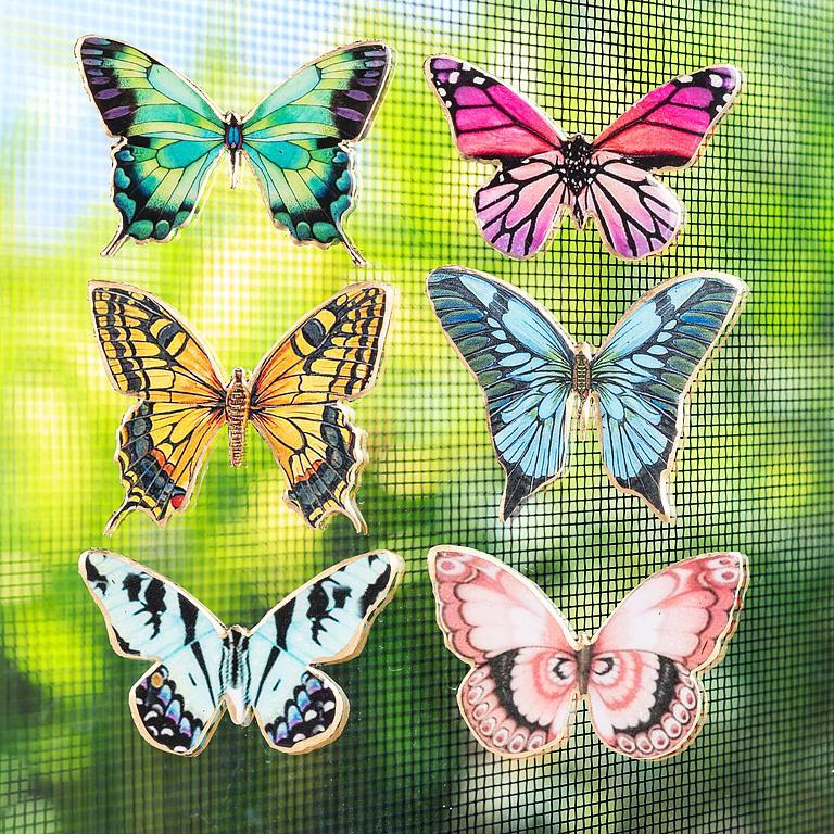 Butterfly Two-Sided Magnet Screen Saver, 1pc, Assorted
