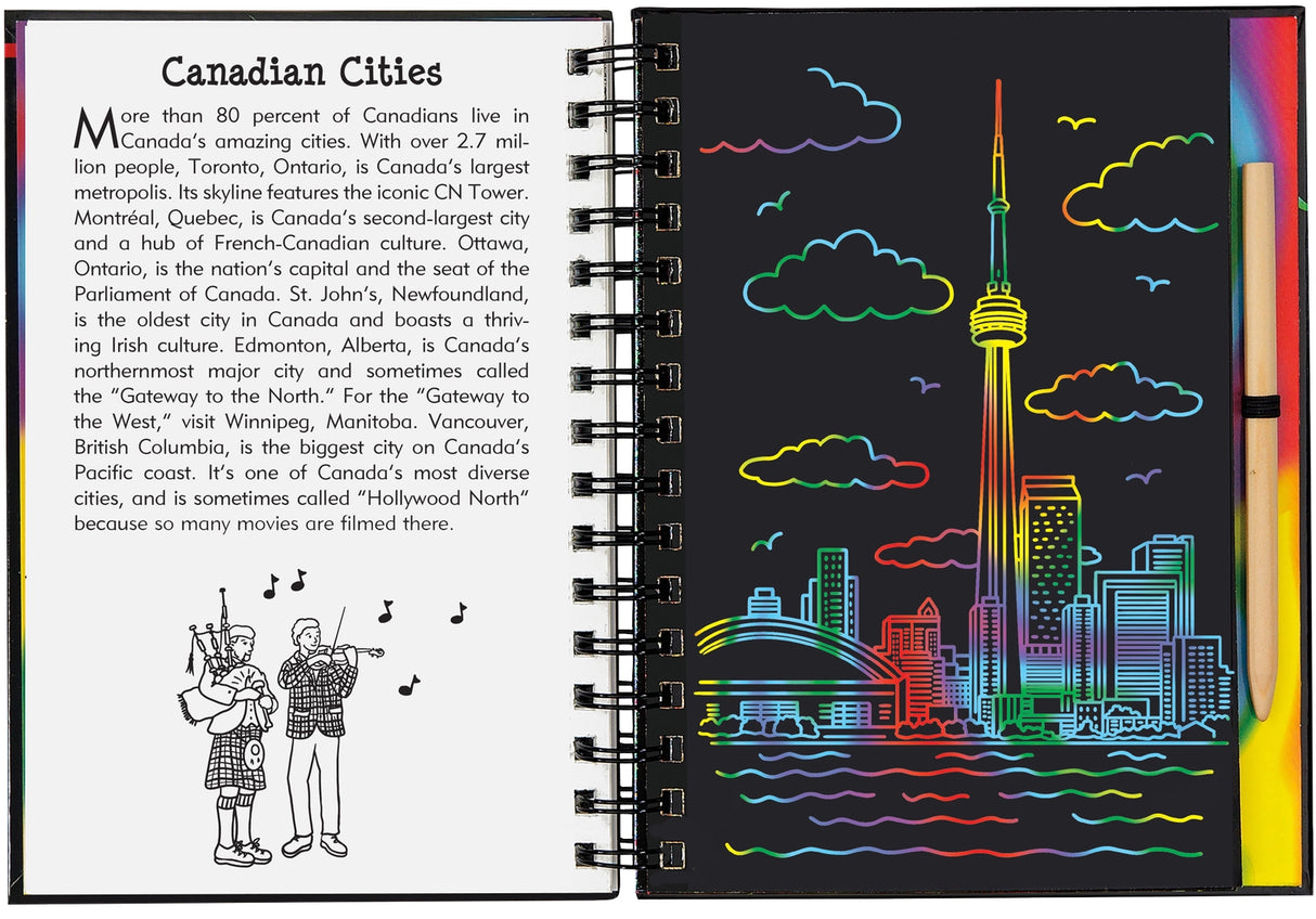 Canada Scratch and Sketch