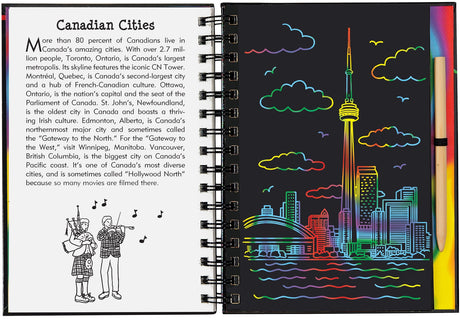 Canada Scratch and Sketch