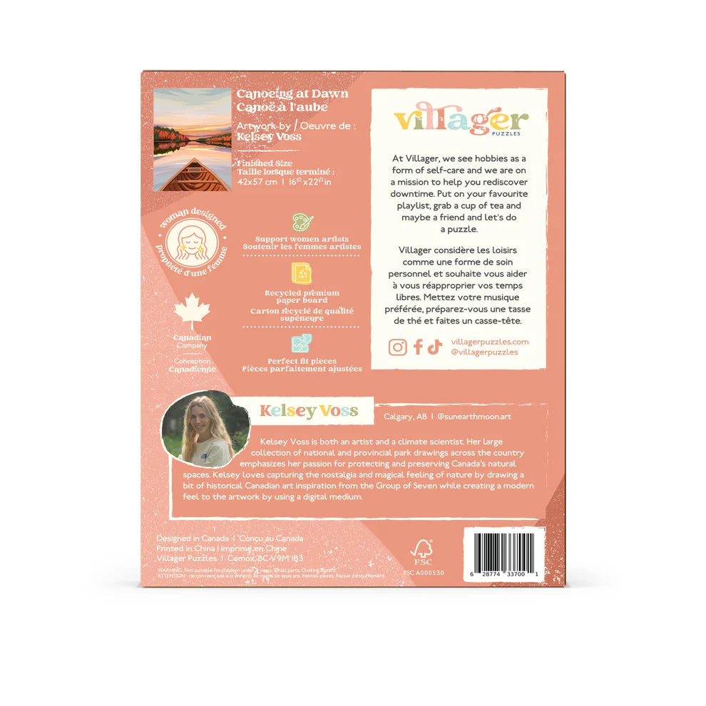 Canoeing at Dawn 500pc Puzzle