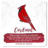 Cardinal Bird Enamel Pin