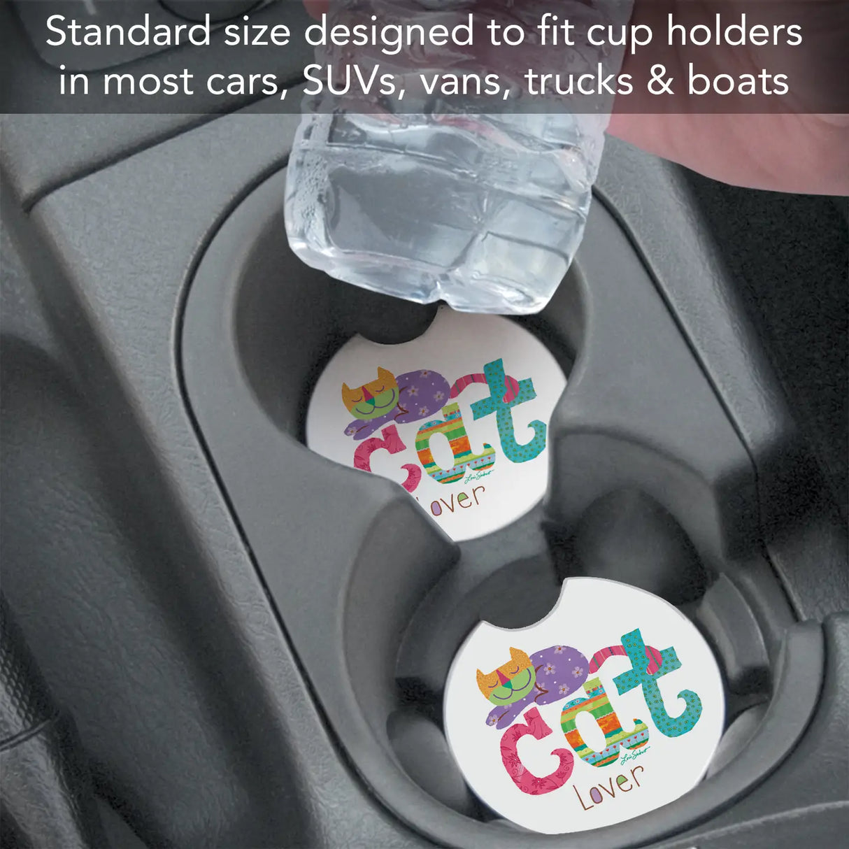 Cat Lover Bulk Absorbent Stone Car Coaster