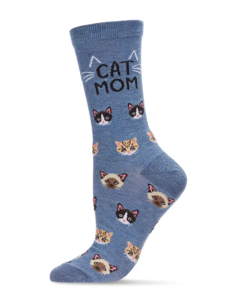Buy Cat Mom Bamboo Crew Socks Online With Canadian Pricing - Urban Nature  Store