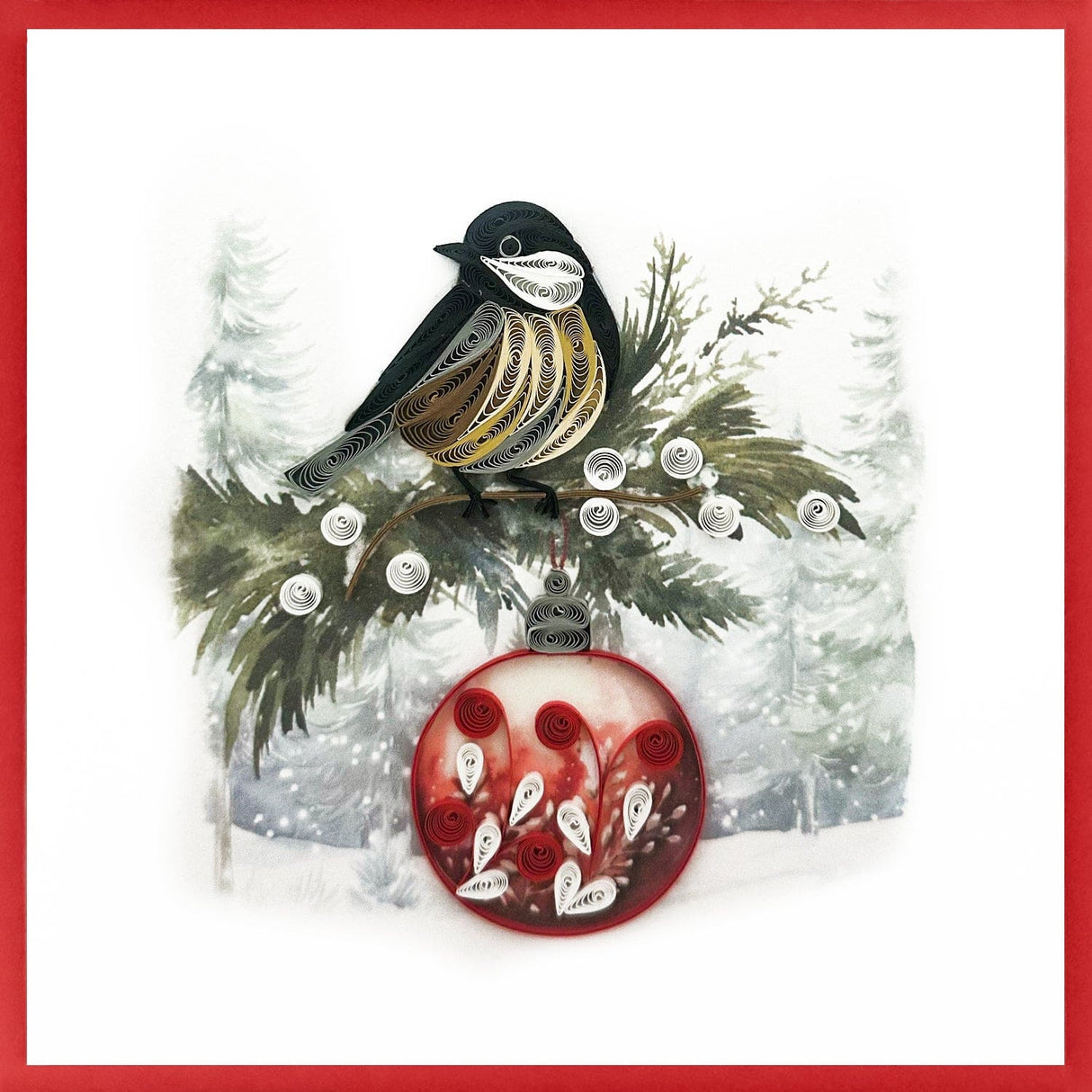 Chickadee Greetings Holiday Card