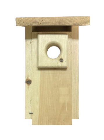 Handmade Chickadee Birdhouse