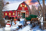 Christmas Barn Tin 550pc Puzzle