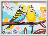 CreArt Lovely Budgies, Painting by Numbers