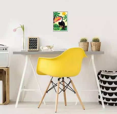 CreArt Toucan in Jungle, Painting by Numbers