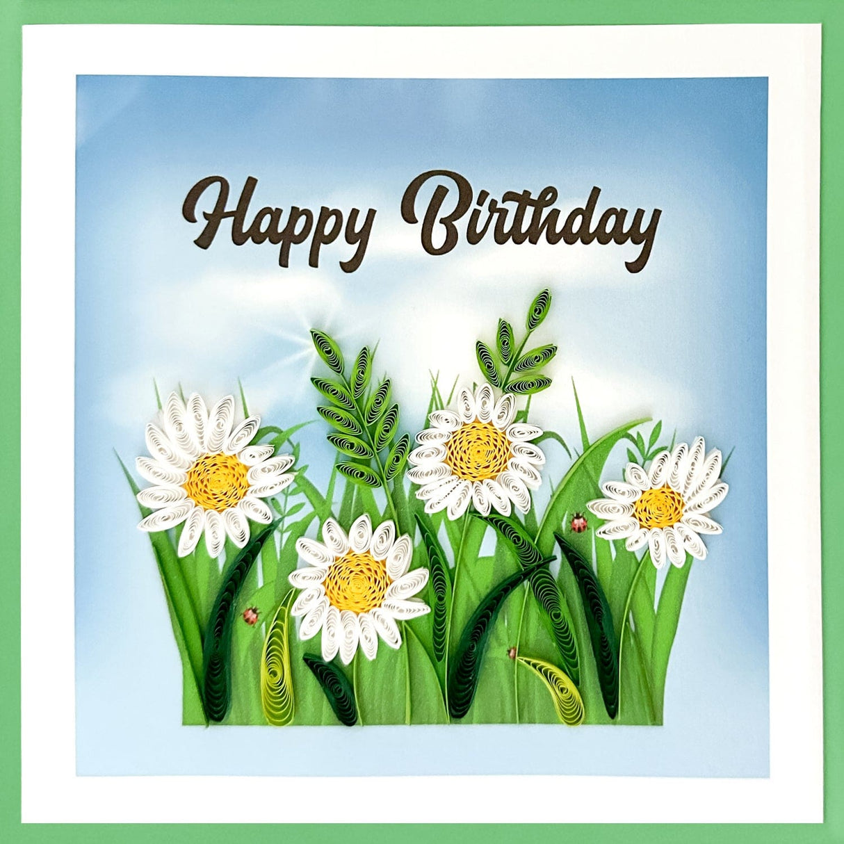Daisies Birthday Card