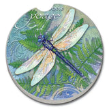 Dragonfly Inspiration Stone Car Coaster