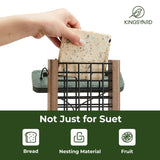 Extended Tail Prop Suet Feeder for Woodpeckers