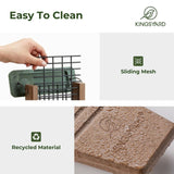 Extended Tail Prop Suet Feeder for Woodpeckers