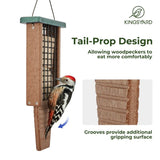 Extended Tail Prop Suet Feeder for Woodpeckers