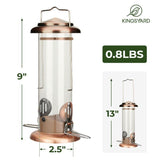 Extra Sturdy Tube Bluebird Mealworm Feeder, Antique Copper