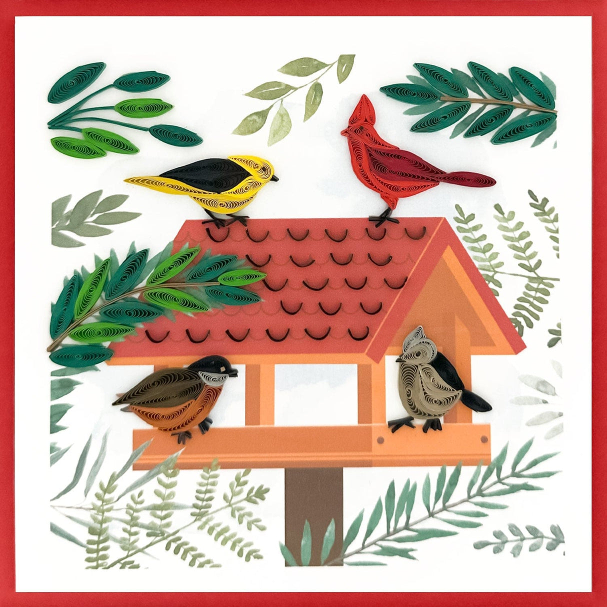 Feathered Friends Blank Card