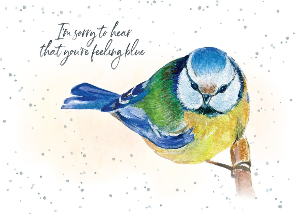 Feeling Blue Get Well Card
