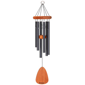 Festival 24-Inch Windchime With 6 Tubes, Black