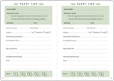 Gardener's Log Book