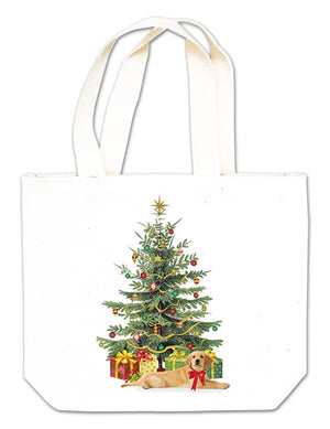 Gift Tote, Golden Christmas