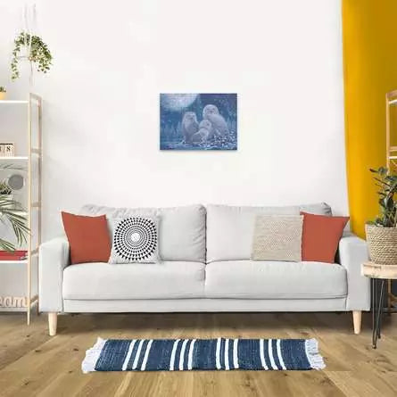 Glow in the Dark Owls in the Moonlight 500pc Jigsaw Puzzle