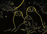 Glow in the Dark Owls in the Moonlight 500pc Jigsaw Puzzle