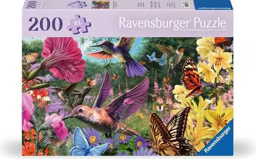 Hummingbirds & Butterflies 200pc Puzzle