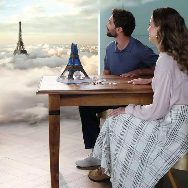 Iconics 3D Eiffel Tower Night Edition, 216pc Jigsaw Puzzle