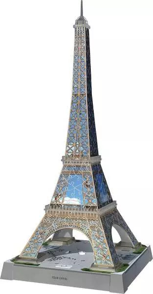 Iconics 3D Eiffel Tower Night Edition, 216pc Jigsaw Puzzle