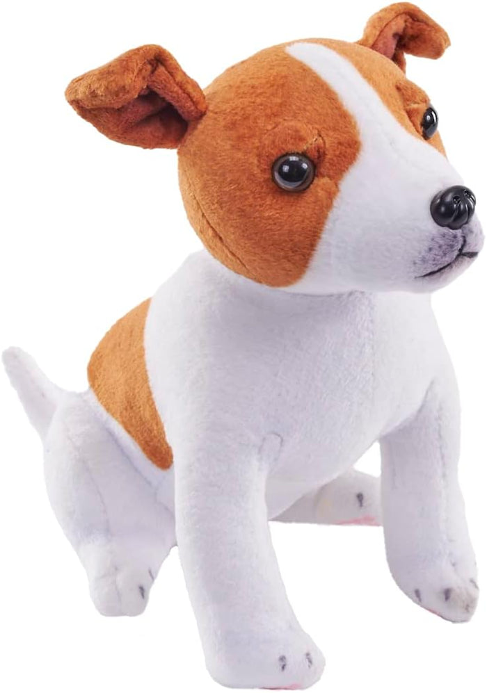 Jack Russel Terrier, Rescue Plush Dog With Sound