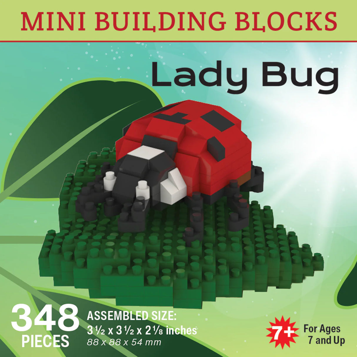 Ladybug Mini Building Blocks Set