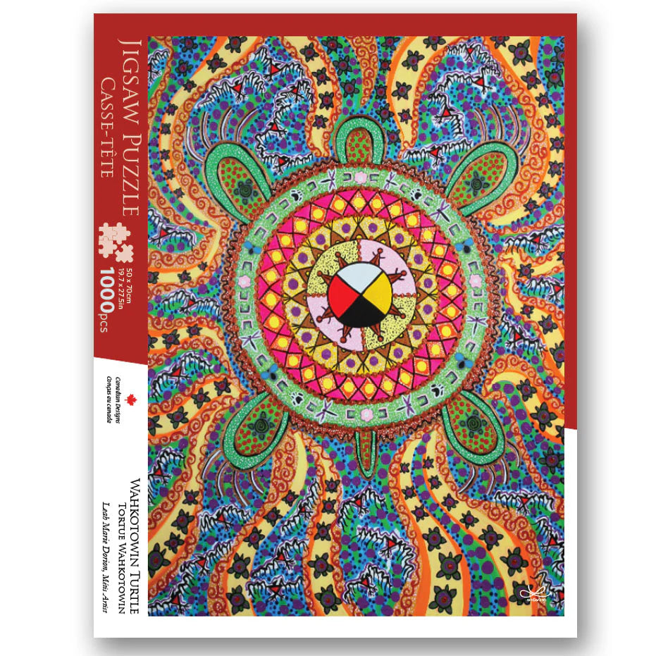 Leah Dorion Wahkotowin Turtle 1000pcs Jigsaw Puzzle