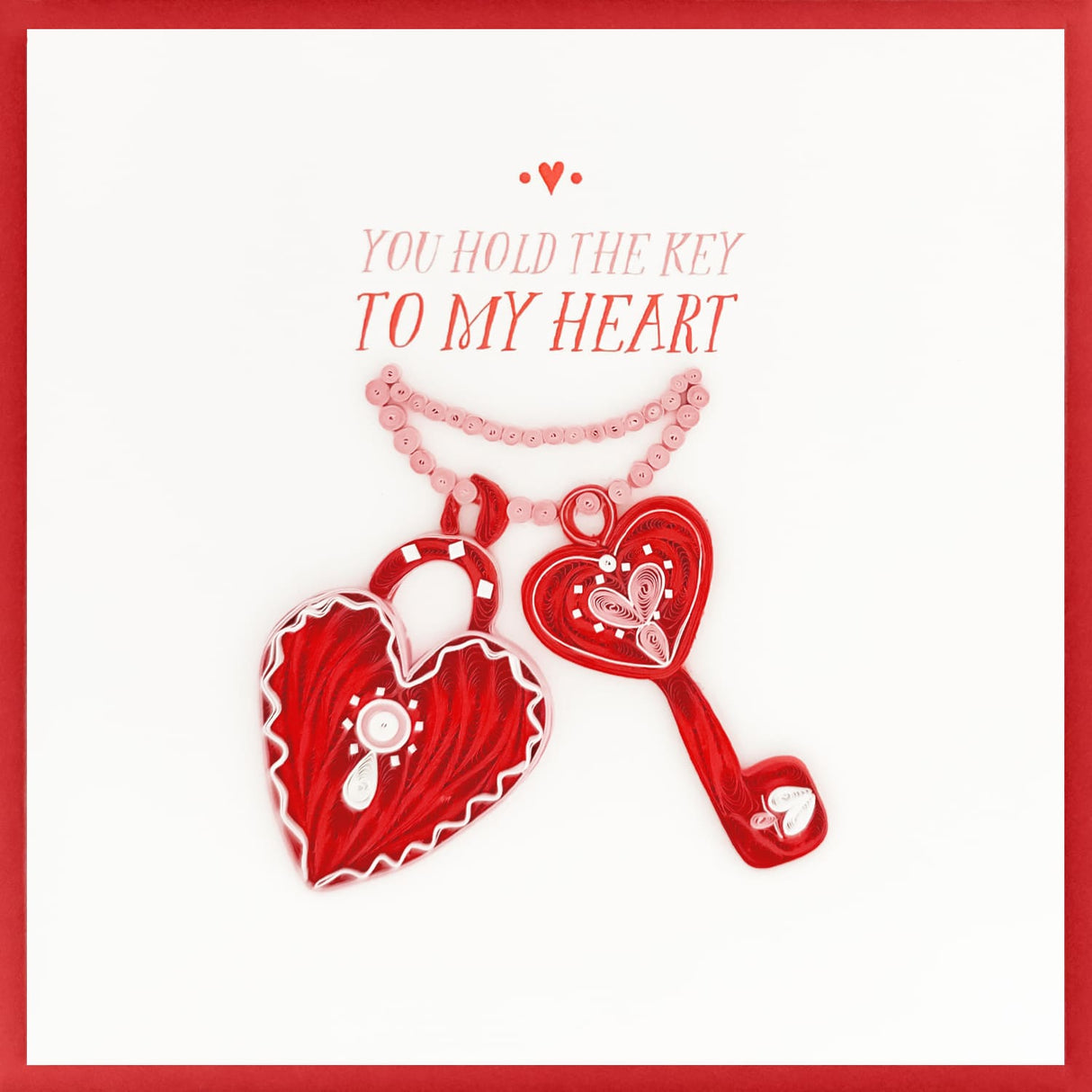 Lock And Key Romantic Card