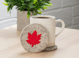Maple Leaf Wool Coaster