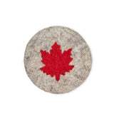 Maple Leaf Wool Coaster