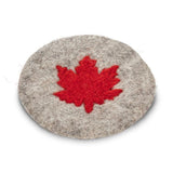 Maple Leaf Wool Coaster