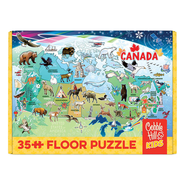 Map of Canada 35pc Floor Puzzle