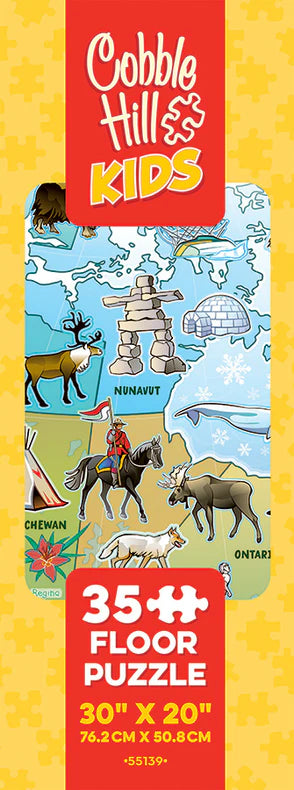 Map of Canada 35pc Floor Puzzle