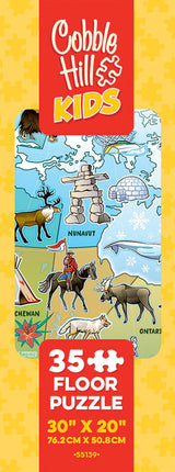 Map of Canada 35pc Floor Puzzle