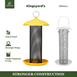 Metal Mesh Finch Feeder, Yellow