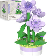 Mini Bricks Violet Potted Plant