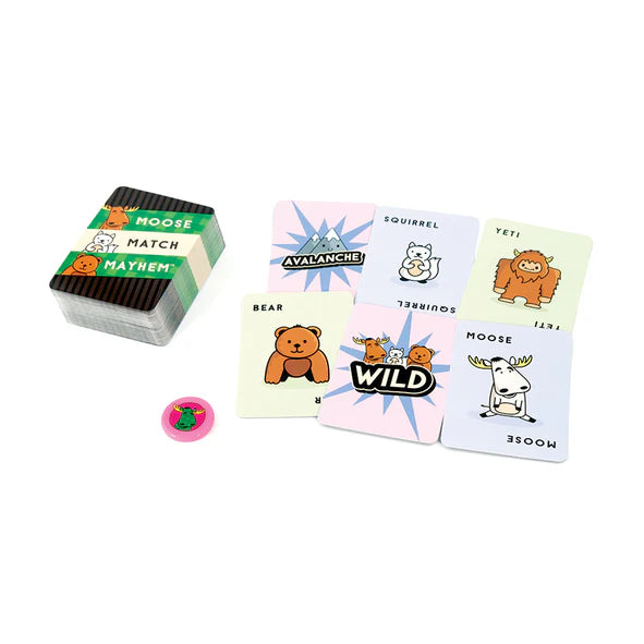 Moose Match Mayhem Speed-Matching Card Game