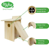 My First Build-It-Together Bird House With Viewing Window