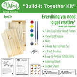 My First Build-It-Together Bird House With Viewing Window