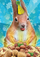Party Squirrel Birthday Card