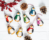 Penguin with Hat Ornament, Assorted, 1pc