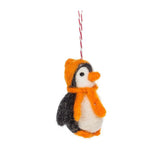 Penguin with Hat Ornament, Assorted, 1pc
