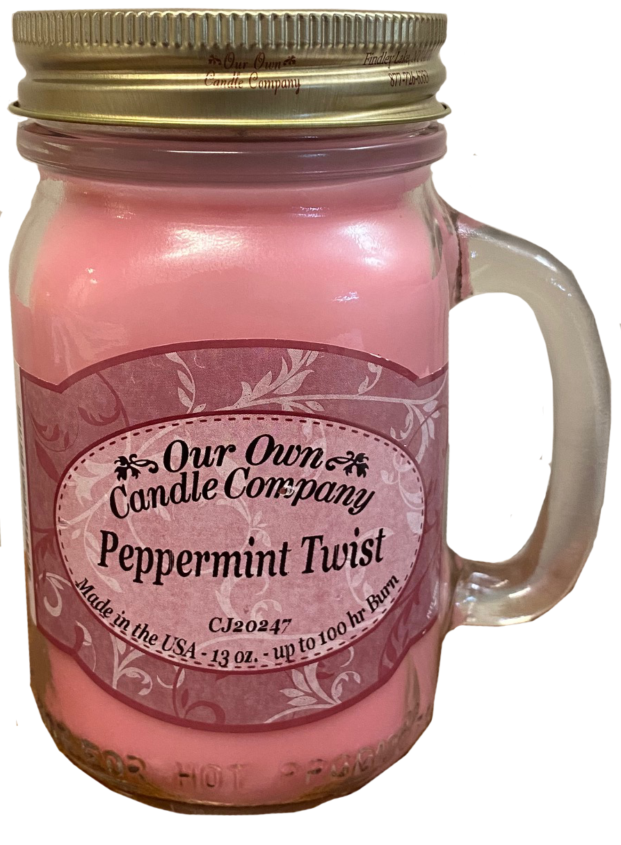 Buy Peppermint Twist Mason Jar Candle Online With Canadian Pricing