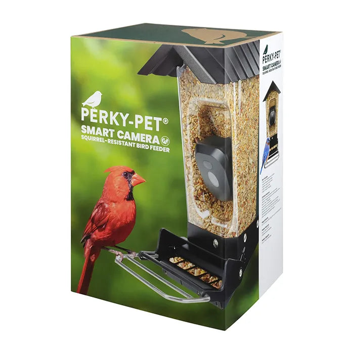 Perky-Pet Smart Camera Squirrel-Resistant Bird Feeder